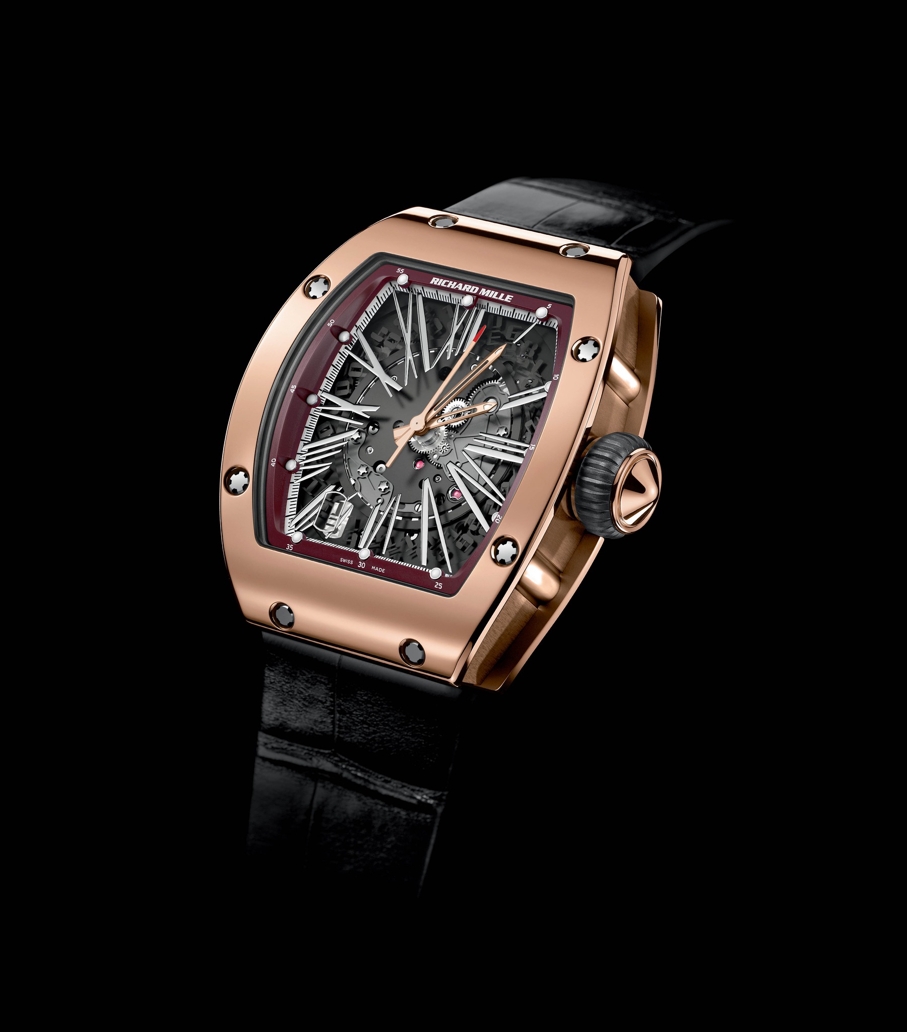 Replica Richard Mille RM 023 Automatic Red Gold Watch